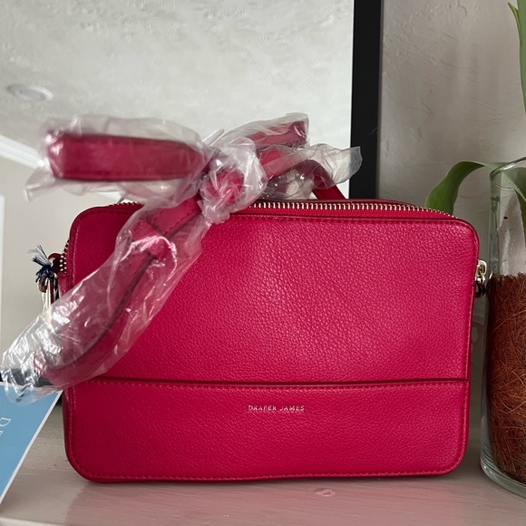 NWT Draper James Dark Pink Dakota Bag - Picture 4 of 5